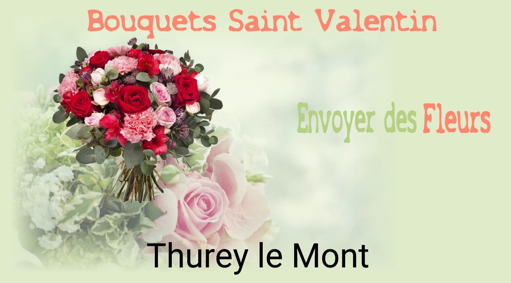 Roses de Saint-Valentin livrées à Thurey-le-Mont